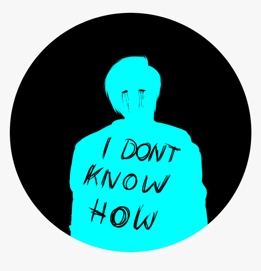 Idkhow Aesthetic Blue, HD Png Download, Free Download