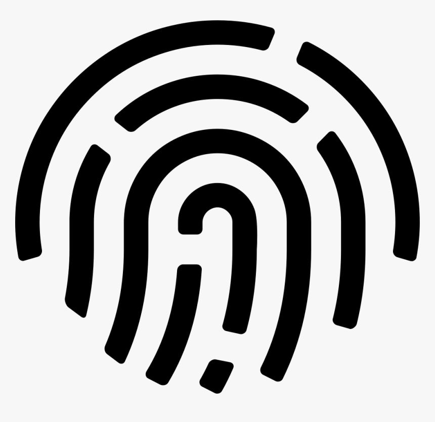 Fingerprint Svg Basketball - Icon Lock Finger Print Png, Transparent Png, Free Download