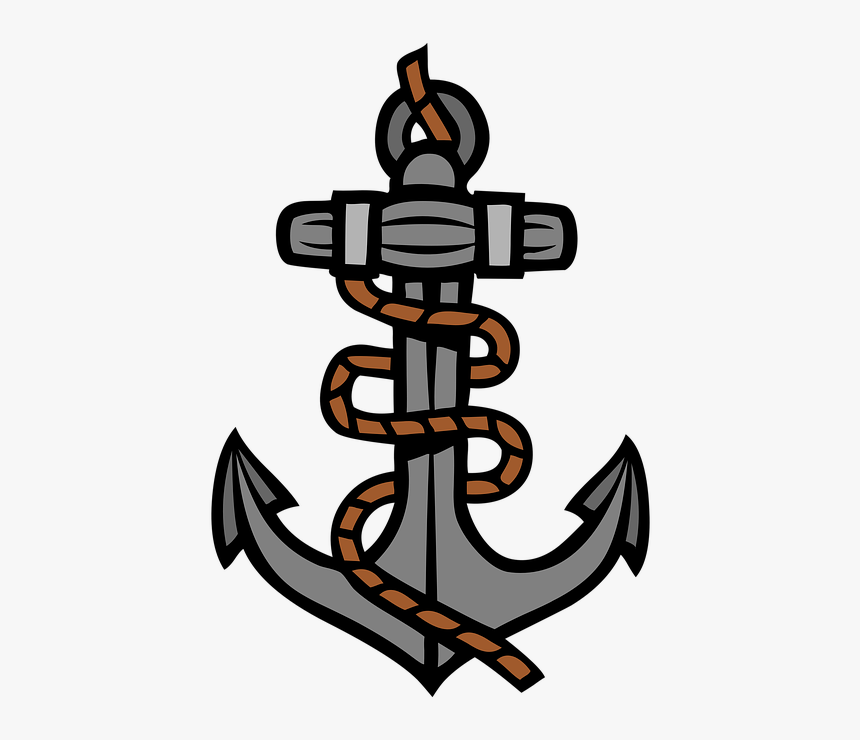 Anchor, Rope, Nautical, Sea, Sailing, Marine, Ship - Ancre Marine Clipart,  HD Png Download - kindpng