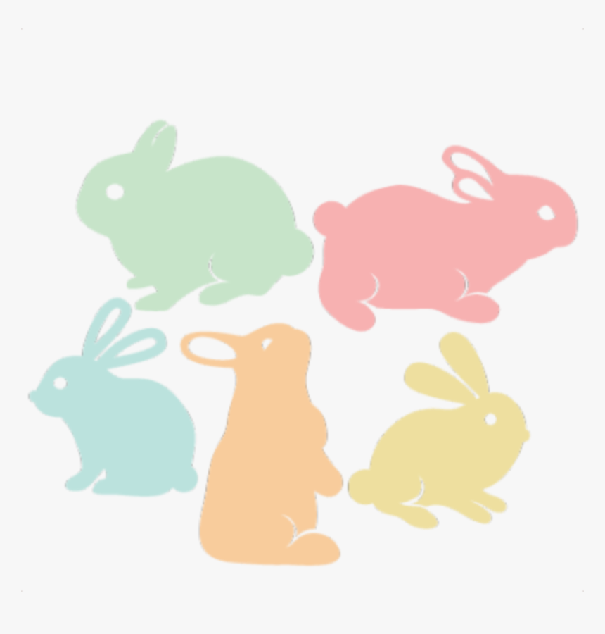 Transparent Ears Clipart - Bunny Silhouette Svg Free, HD Png Download, Free Download