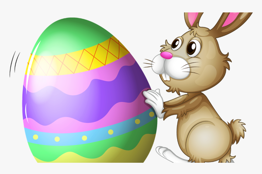 Easter Bunny Cartoon Png , Png Download - Oeuf Lapin De Paques, Transparent Png, Free Download