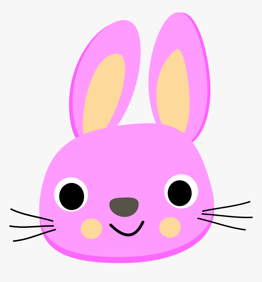 Clip Art Rabbit Face, HD Png Download, Free Download