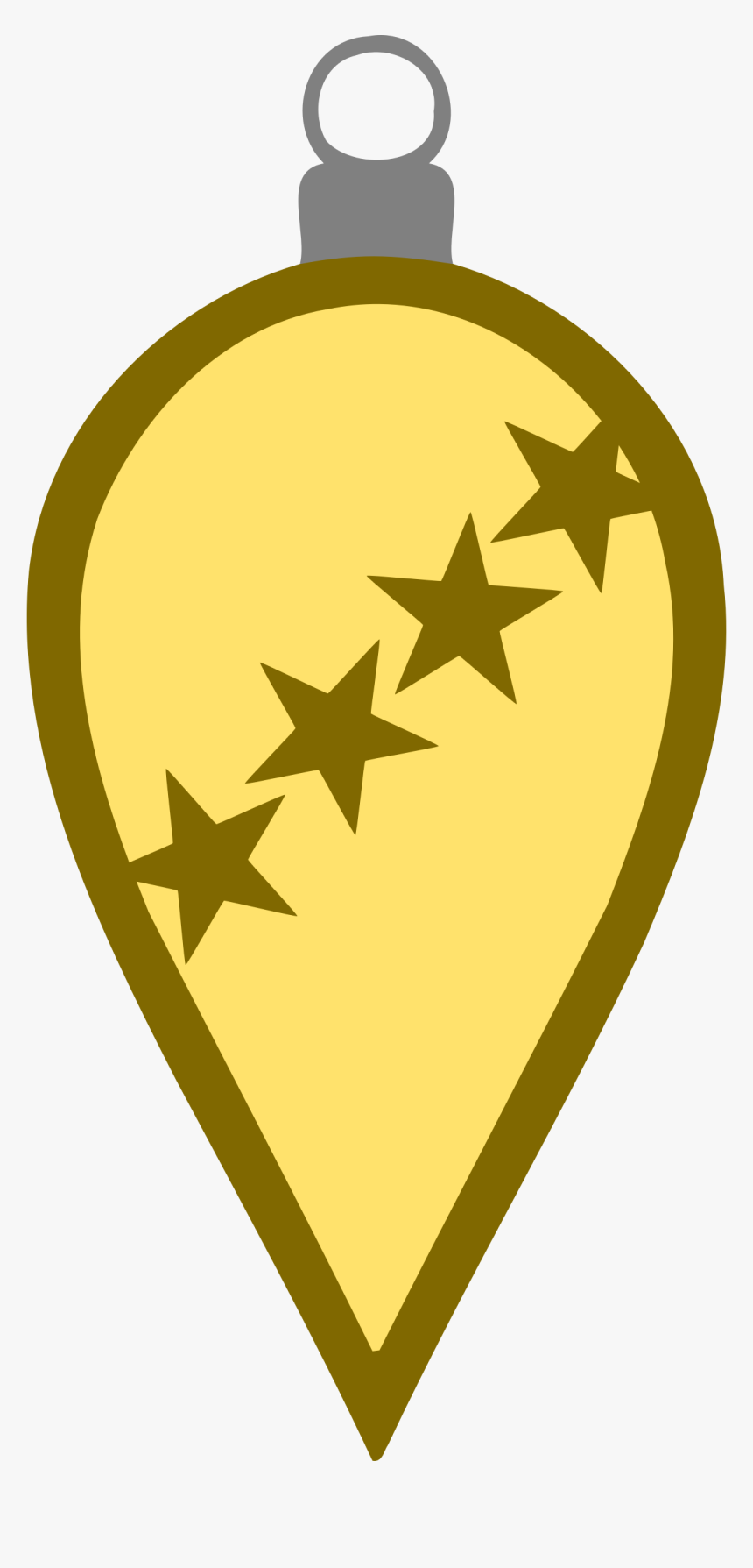 Transparent Ornament Outline Clipart - Silhouette Christmas Ornament Clipart, HD Png Download, Free Download