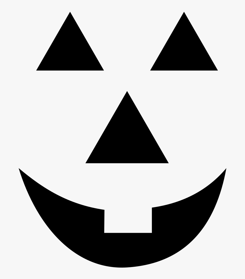 Simple Jack O - Simple Jack O Lantern Face, HD Png Download, Free Download