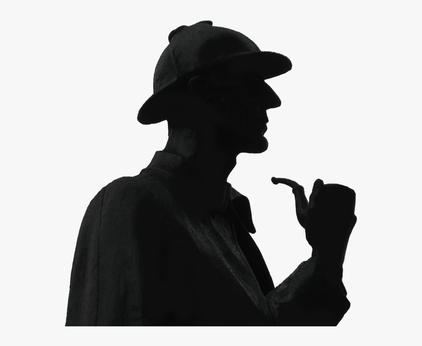 Sherlock Holmes Silhouette Png, Transparent Png, Free Download