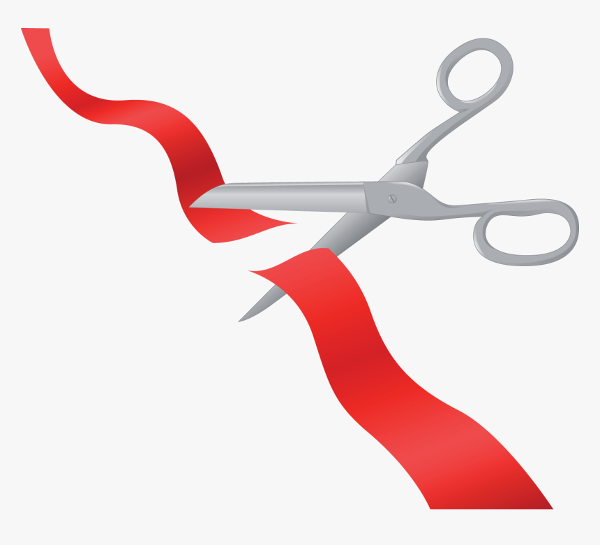 Ribbon Cutting Vector - Ribbon Cutting Clipart, HD Png Download, Free Download