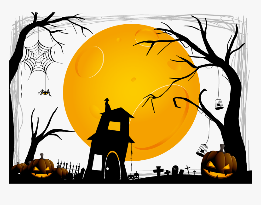 Halloween Png Vector - Halloween Background Vector, Transparent Png, Free Download