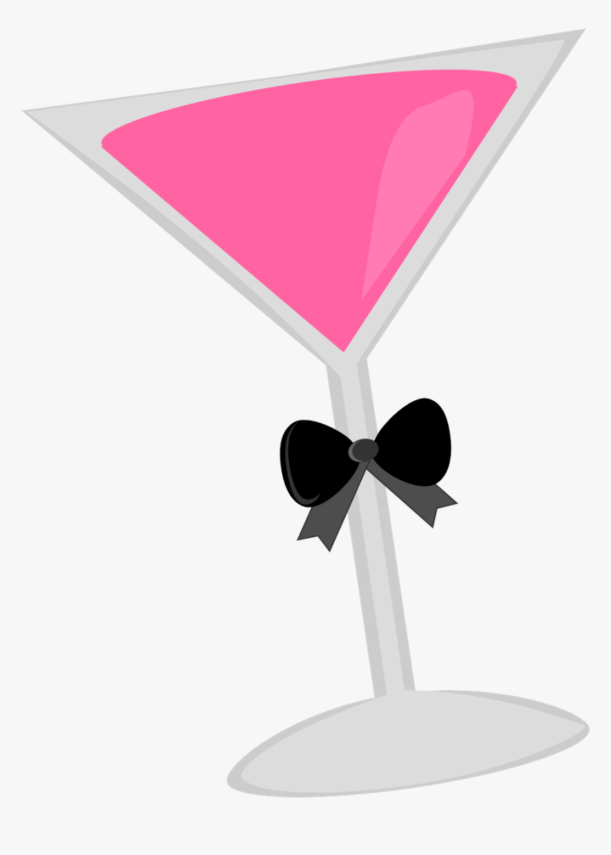 Party Silhouette Clip Art Glass - Cha De Lingerie Png, Transparent Png, Free Download