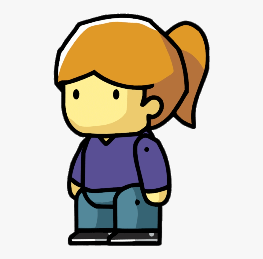 Scribblenauts Teenage Girl Clip Arts - Don Quixote Png, Transparent Png, Free Download