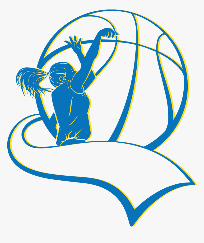 Girls Basketball Preview - Girl Playing Basketball Silhouette, HD Png Download, Free Download