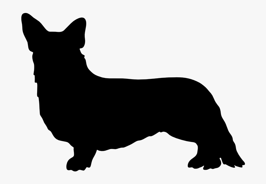 Corgi Silhouette Png - Dog Png Cardigan Welsh Corgi, Transparent Png, Free Download