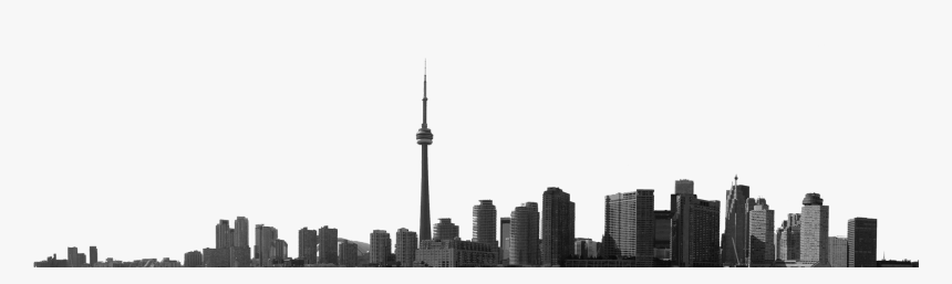 Skyline Clipart City Landscape - City Skyline Png Toronto, Transparent Png, Free Download