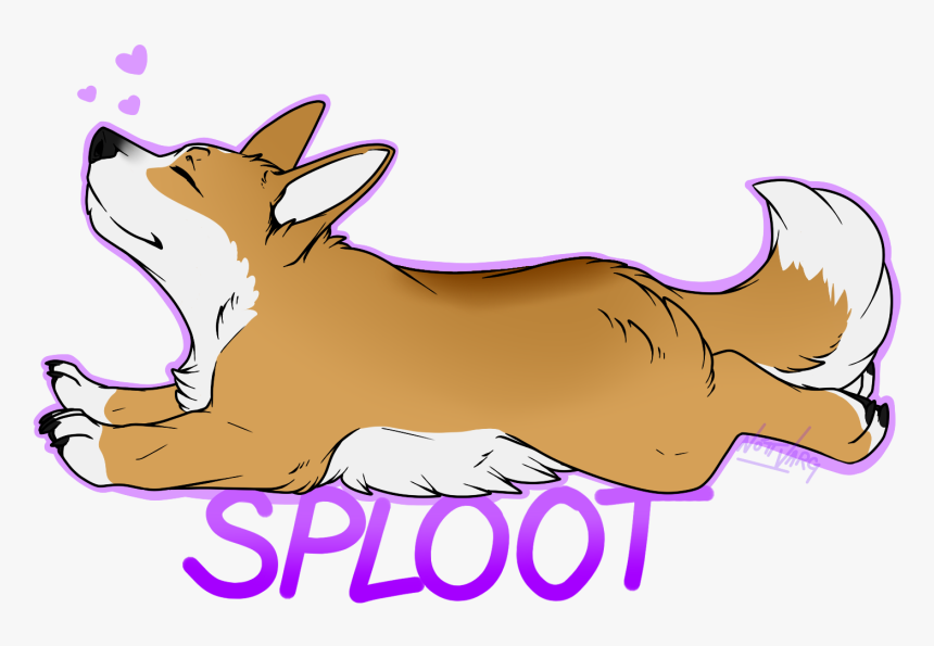 The Corgi Sploot - Corgi Sploot, HD Png Download, Free Download