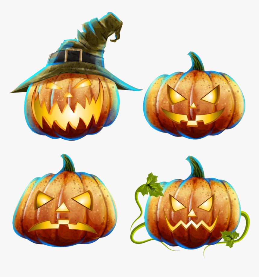 Clip Art Decorative Pumpkins - Pumpkin Funny, HD Png Download, Free Download