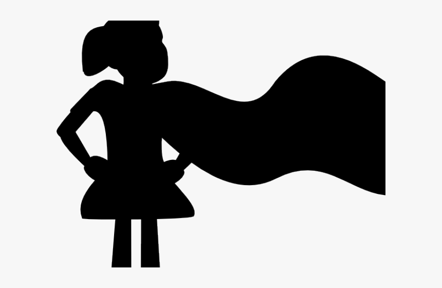 Superhero Silhouette Png - Silhouette Superhero Clip Art, Transparent Png, Free Download