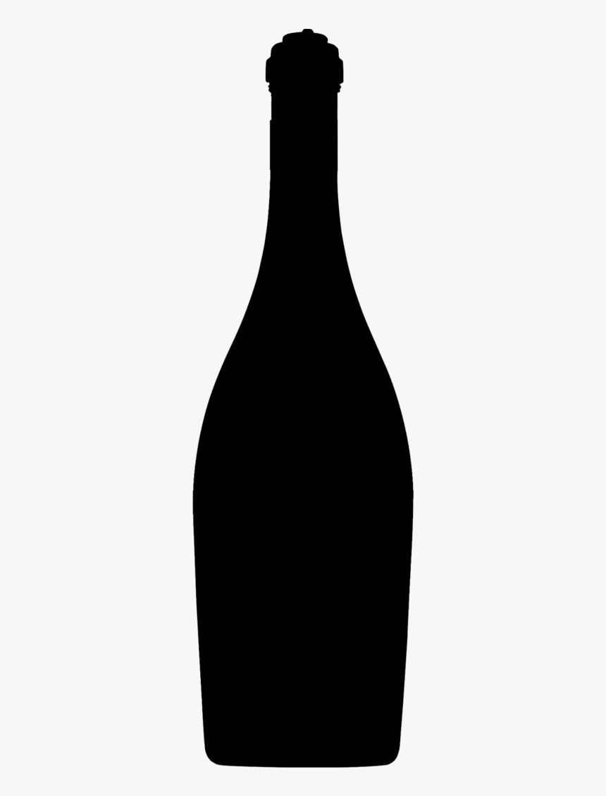 Champagne Silhouette Png - Vase, Transparent Png, Free Download