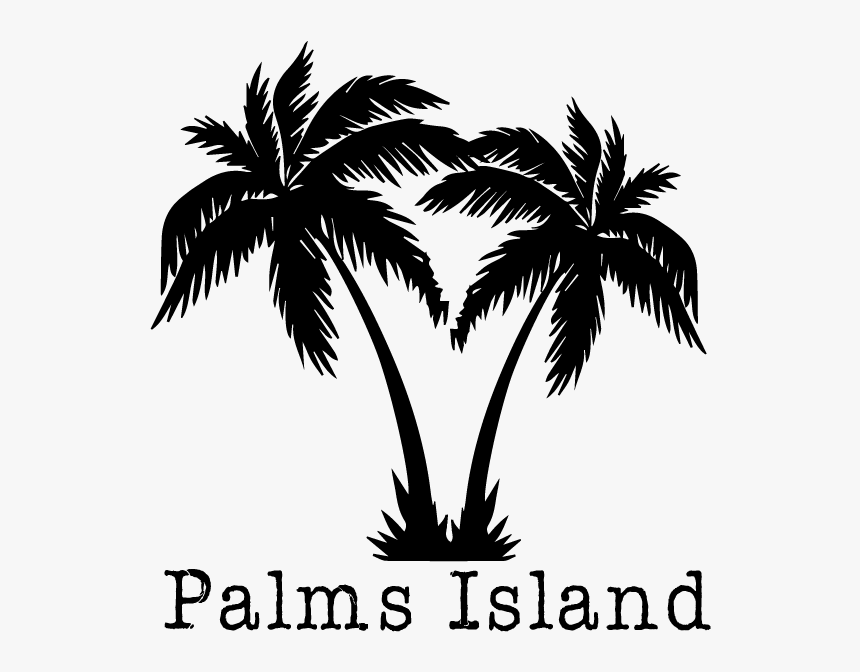 Palm Tree Silhouette Transparent, HD Png Download, Free Download