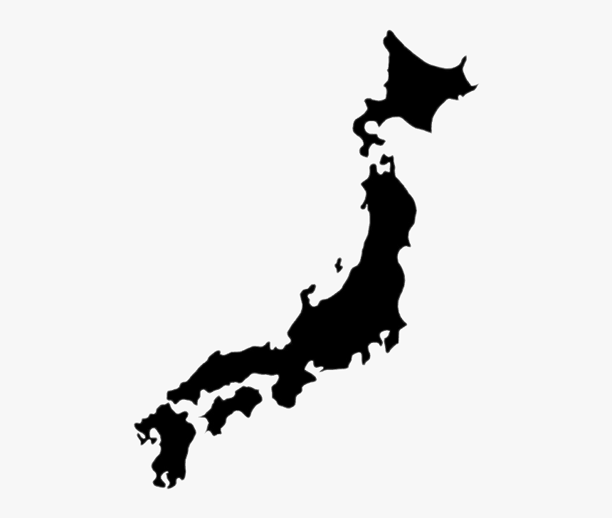 #japan #japanese #japanes #japanlife #japaneseculture - Japan Map Silhouette, HD Png Download, Free Download