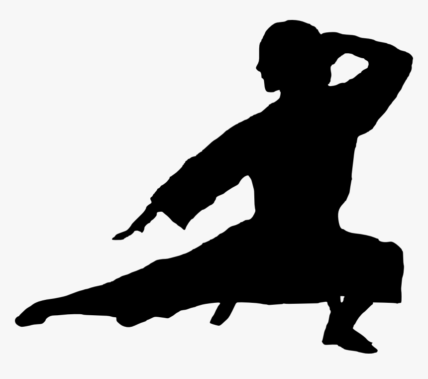 Silhouette Karate Martial Arts Clip Art - Martial Arts Silhouette Png, Transparent Png, Free Download