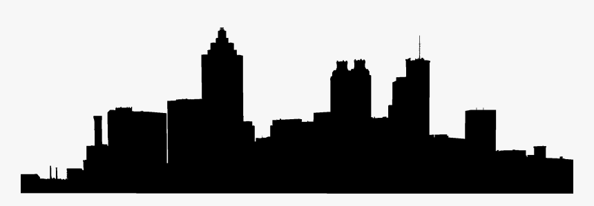 Clip Royalty Free Stock Silhouette At Getdrawings Com- - Atlanta Skyline Silhouette Transparent, HD Png Download, Free Download
