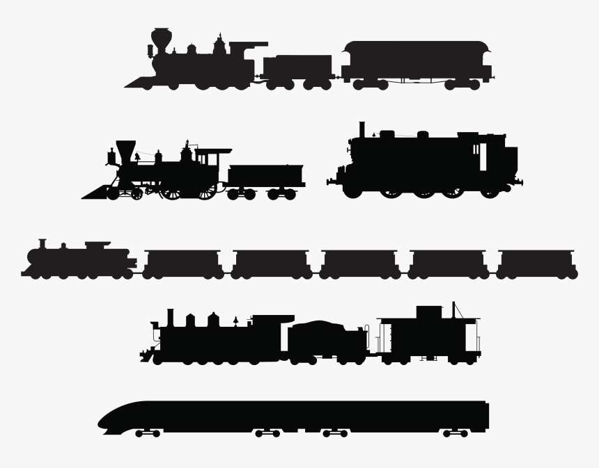 Train Silhouette Png Page - Train Silhouette Png, Transparent Png, Free Download