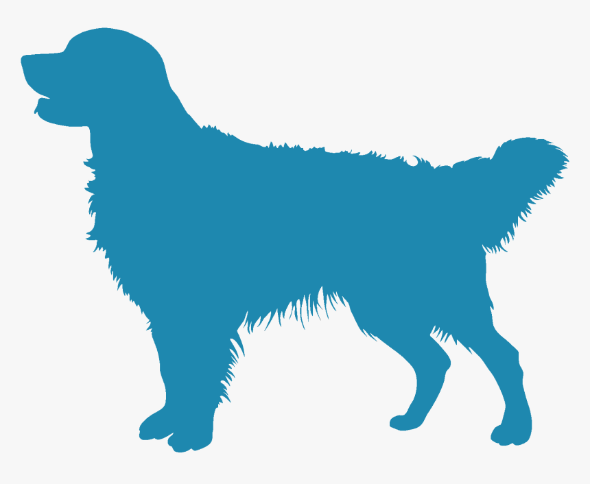 Golden Retriever - Pink Golden Retriever Silhouette, HD Png Download, Free Download