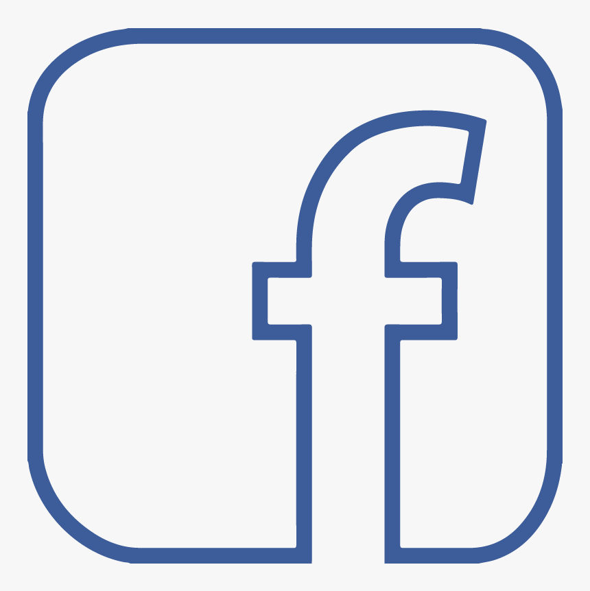 Facebook F Icon Logo Outline Transparent Vector - Transparente Logotipo Facebook Png, Png Download, Free Download