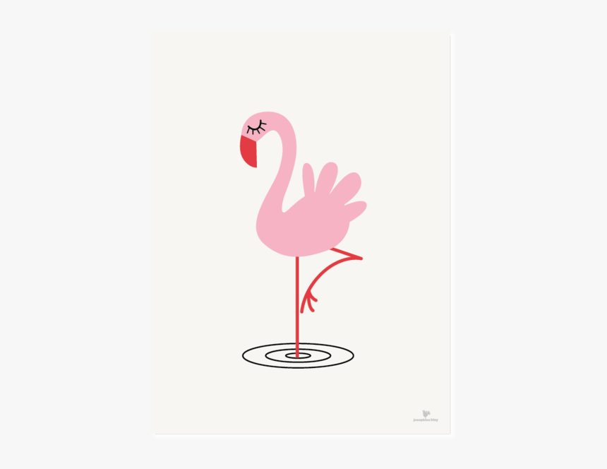 Clip Art Poster By Kai Copenhagen - Flamingo Poster Png, Transparent Png, Free Download