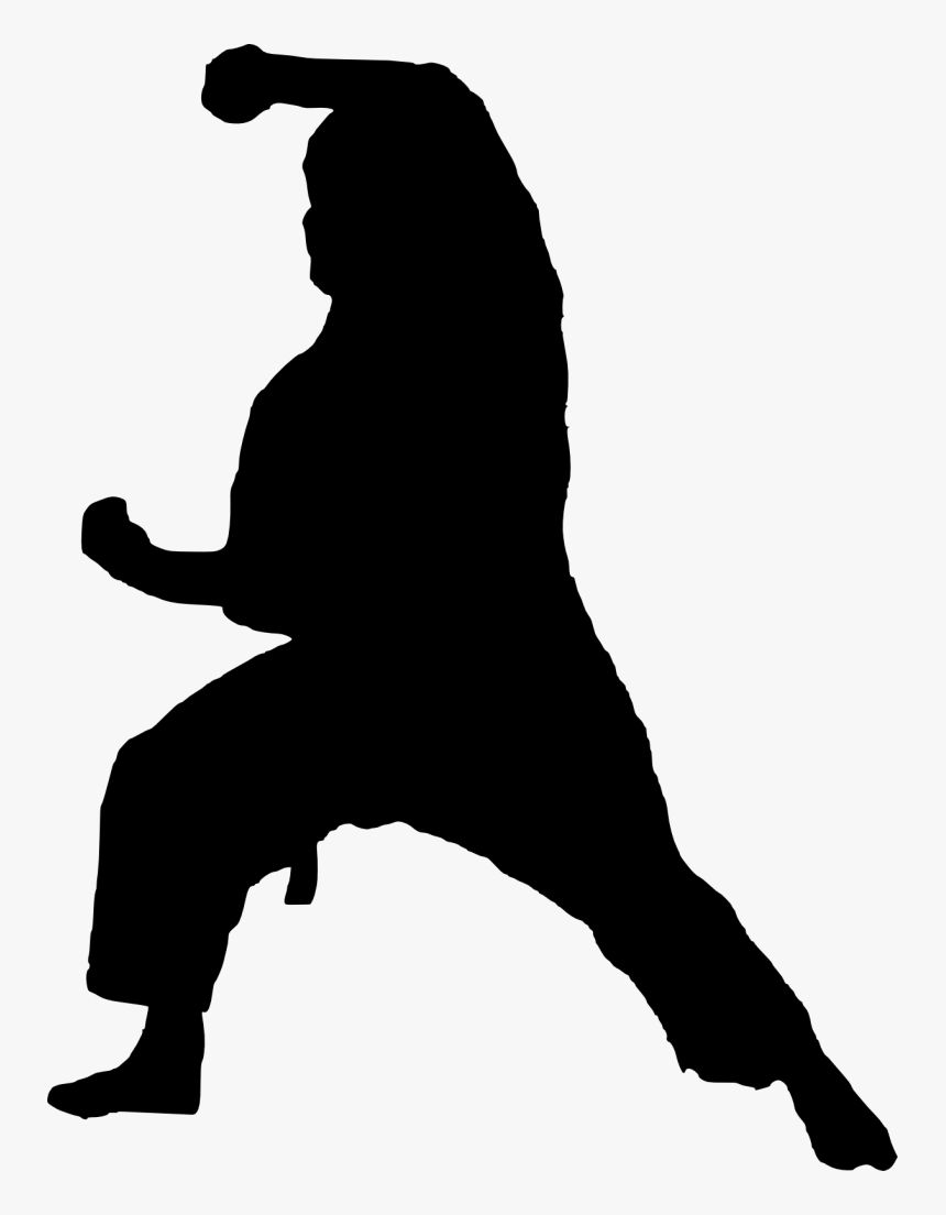 Karate-silhouette, HD Png Download, Free Download