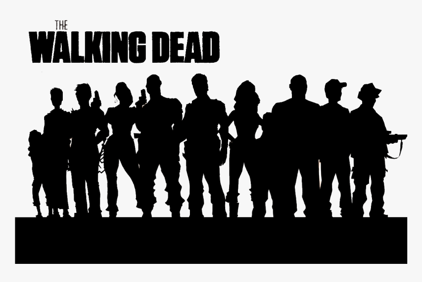 Walking Dead Zombies Silhouette, HD Png Download, Free Download