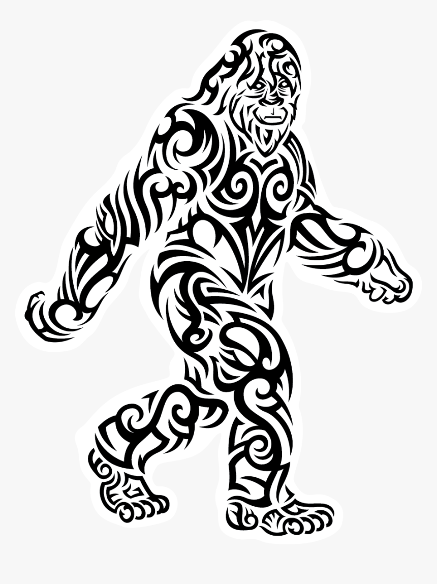 Native American Bigfoot Art, HD Png Download, Free Download