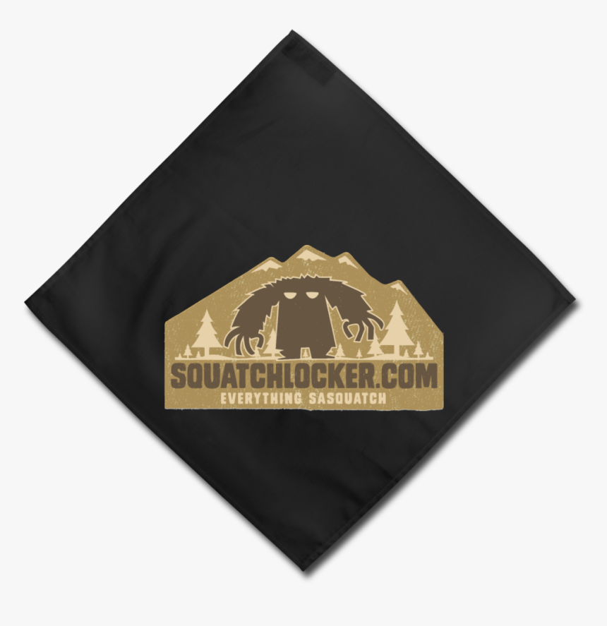 Sasqauatch/bigfoot Squatchlocker Bandana - Silhouette, HD Png Download, Free Download