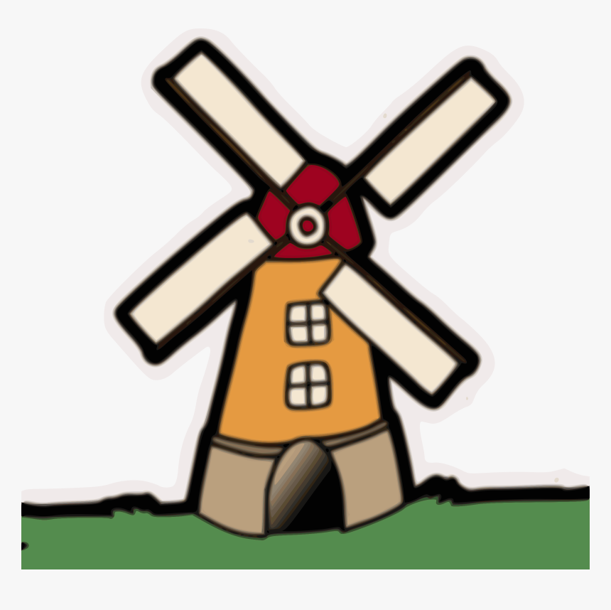 Windmill Clipart 2 - Windmill Clipart, HD Png Download, Free Download