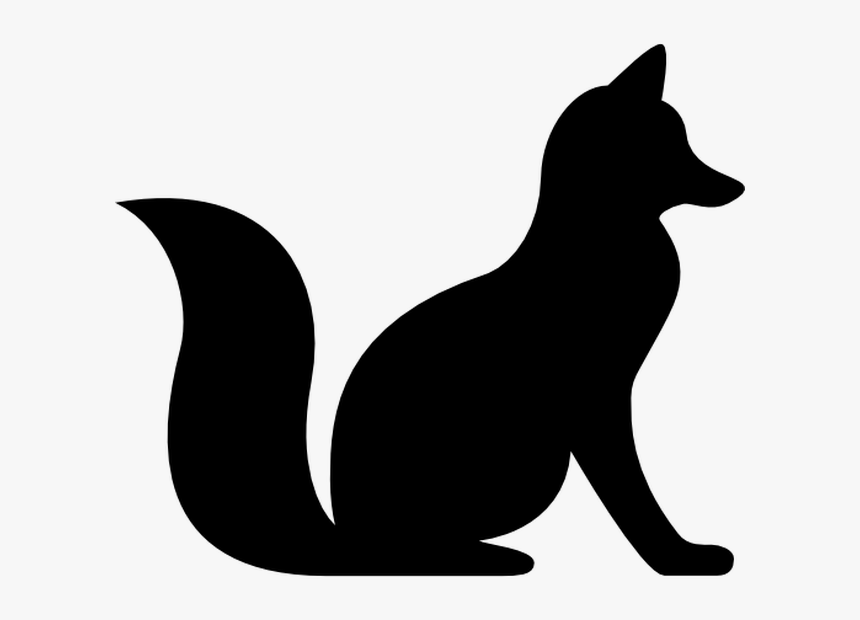 Fox Sitting - Icon Fox Png, Transparent Png, Free Download