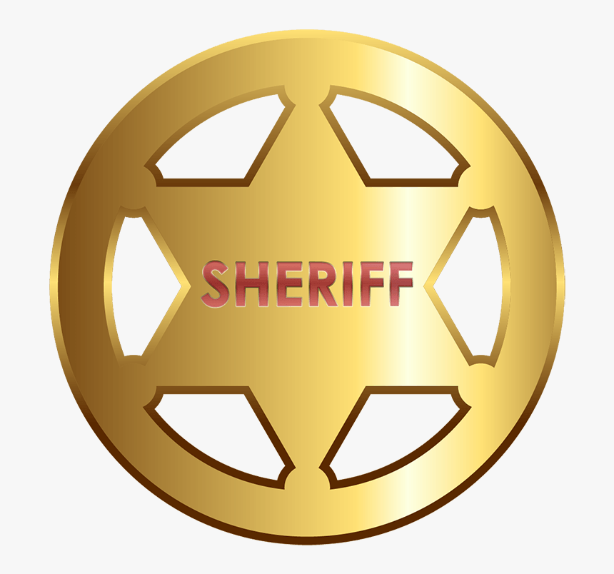 Transparent Sheriff Badge Png - Sheriff Badge Clipart Png, Png Download, Free Download