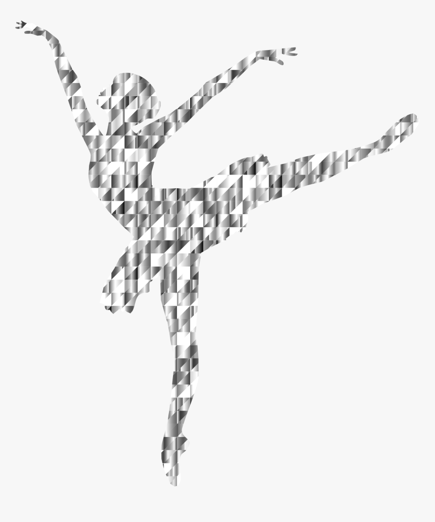 Gemstone Graceful Ballerina Silhouette No Background - Ballerina Clip Art Without Background, HD Png Download, Free Download