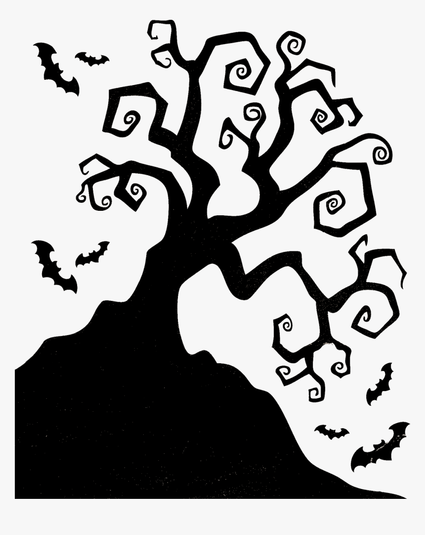 Halloween Garland Png - Halloween Tree Clipart, Transparent Png, Free Download