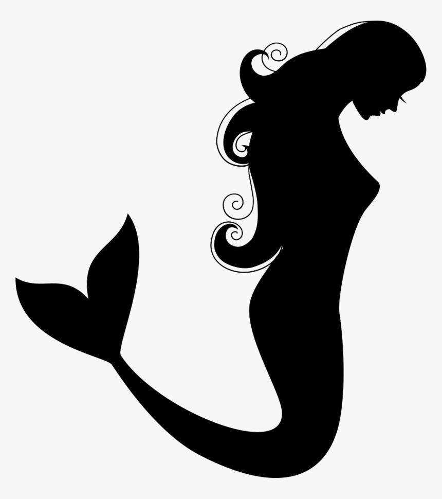 Mermaid Siluete Png, Download Png Image With Transparent - Mermaid Icon Png, Png Download, Free Download