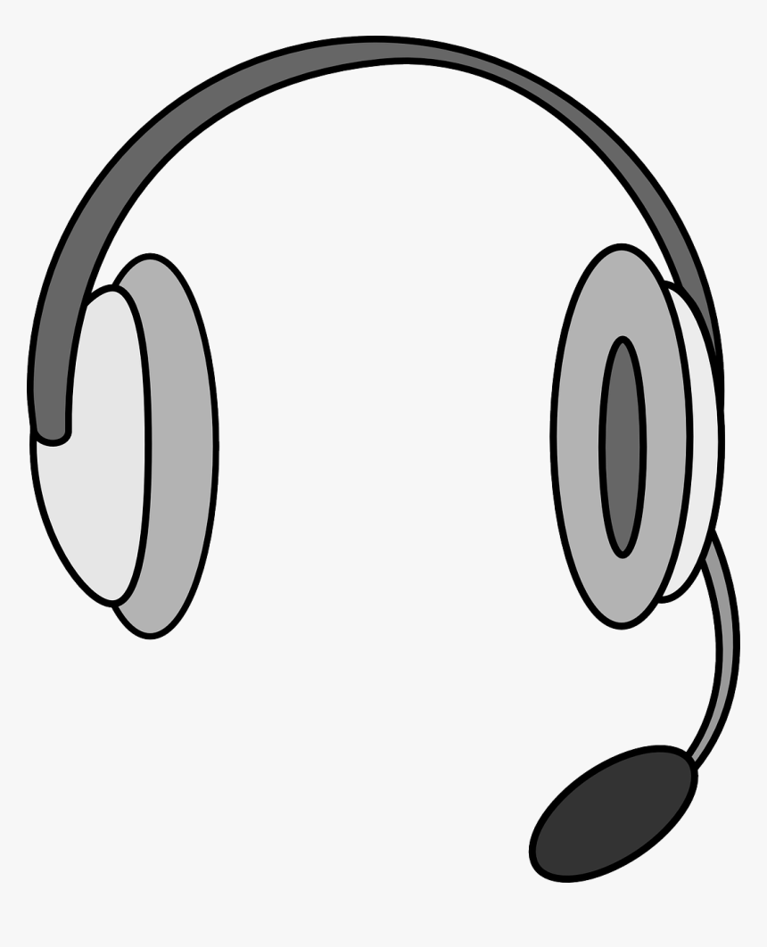 Headset, Headphones, Audio, Music, Listening - Headset Clipart, HD Png Download, Free Download