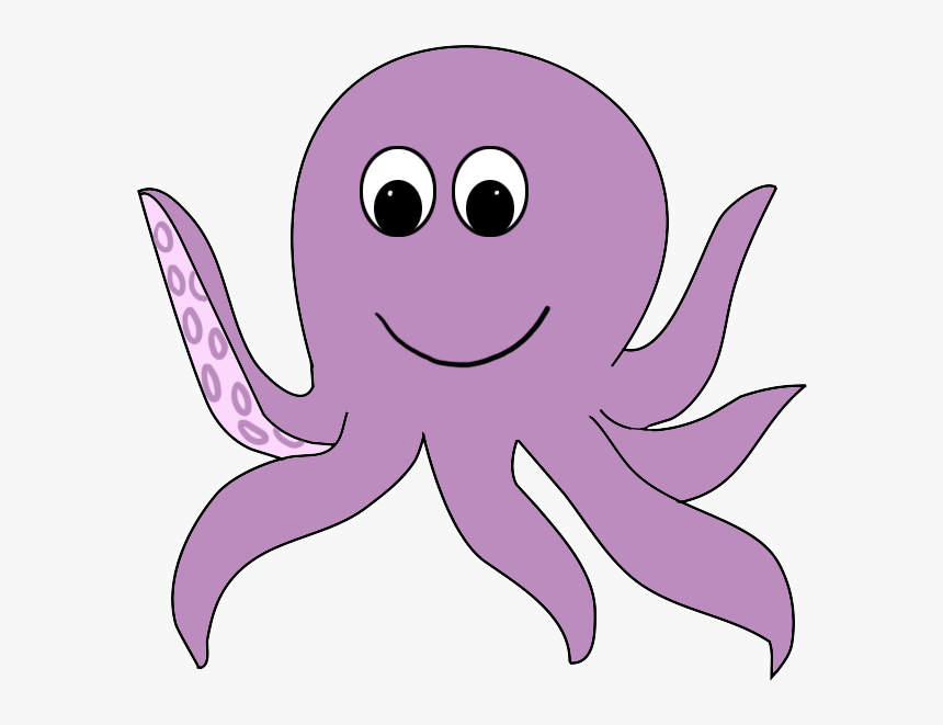 Octopus Clipart Png - Cartoon Octopus With No Background, Transparent Png, Free Download