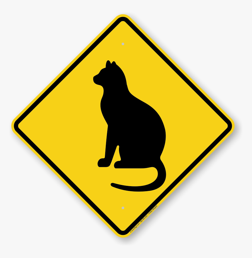 Reduction In Lanes Sign, HD Png Download, Free Download