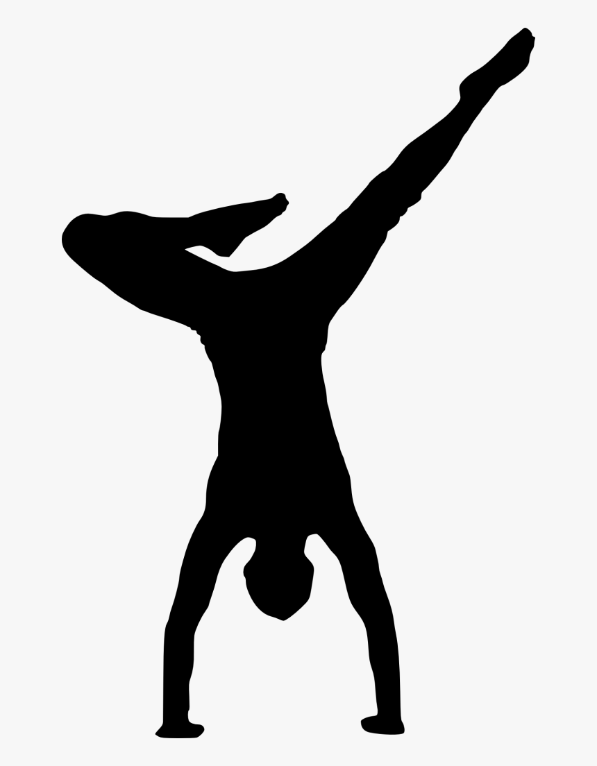 Fitness-silhouette - Silhouette, HD Png Download, Free Download