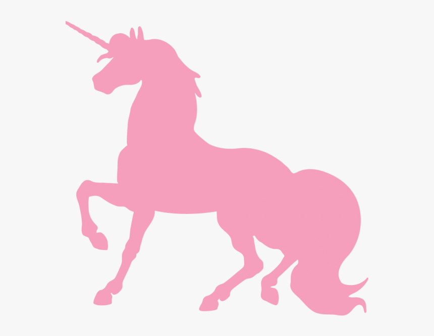 Pink-unicorn - Pastel Unicorn Silhouette Vector, HD Png Download, Free Download