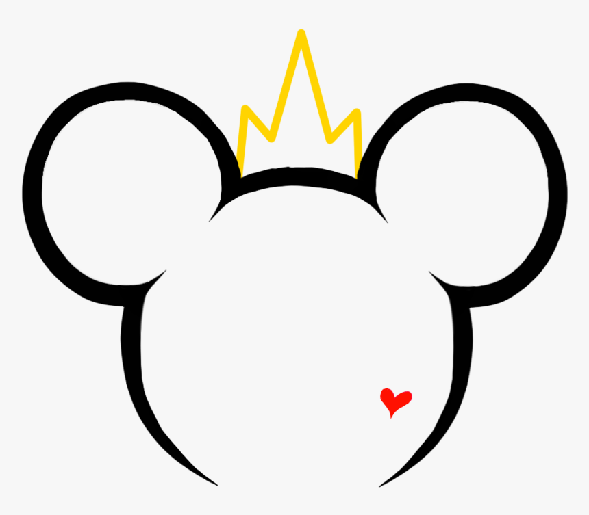 Transparent Disney Crown - Mickey Mouse Tattoo, HD Png Download, Free Download