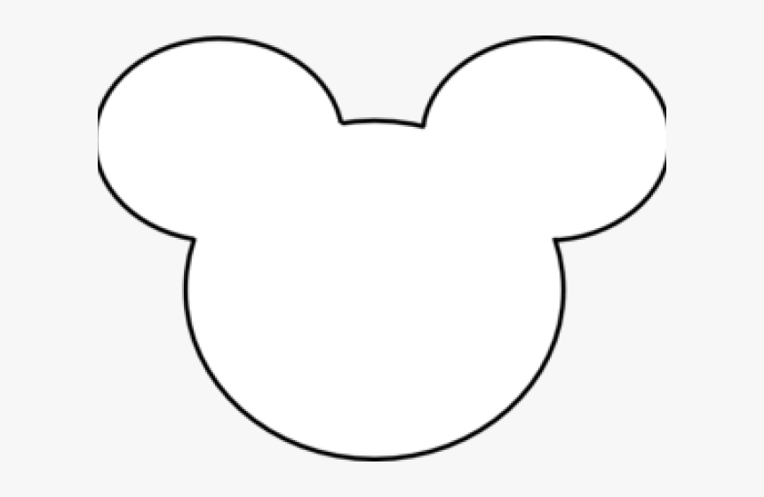 Mickey Mouse Head Png - White Mickey Head Png, Transparent Png, Free Download