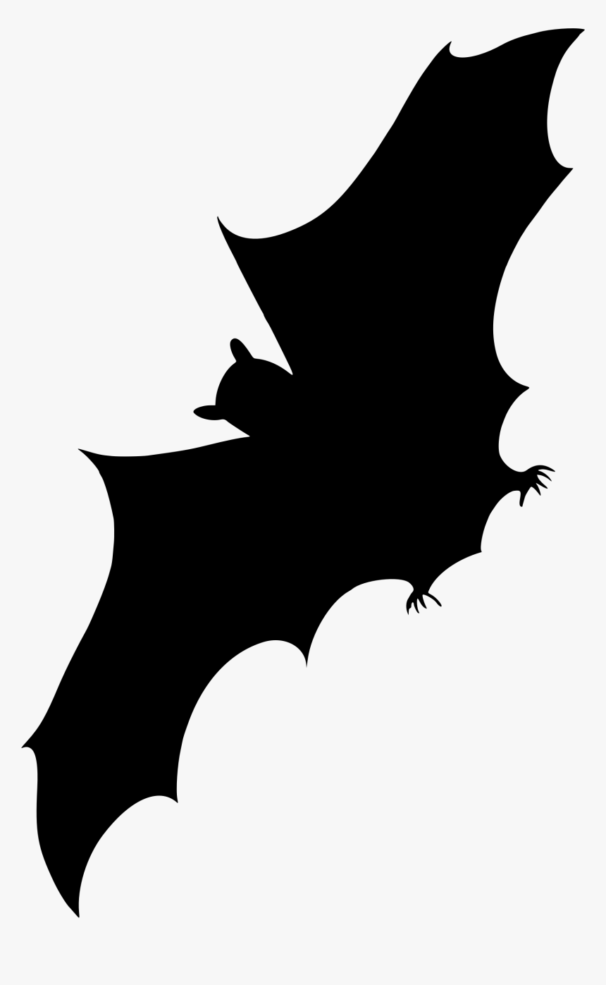 Bat,leaf,monochrome Photography - Bat Silhouette, HD Png Download, Free Download