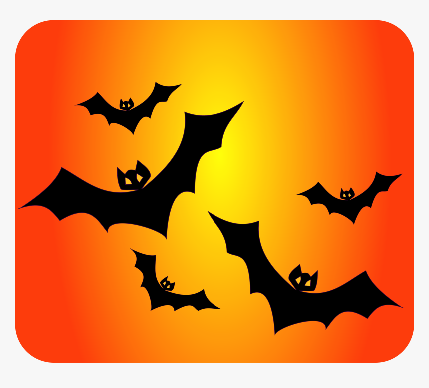 Bats Clip Arts - Halloween Bats Png, Transparent Png, Free Download