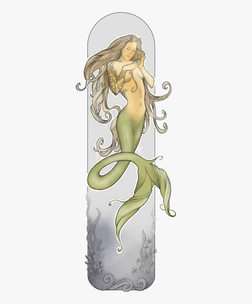 The Little Mermaid Art Nouveau Artist - Little Mermaid Art Tattoo, HD Png Download, Free Download