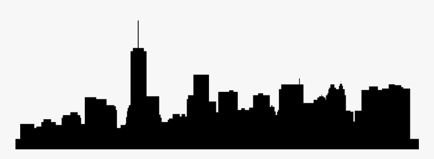 Silhouette New York Skyline, HD Png Download, Free Download