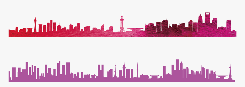 La Skyline Silhouette Png - Silhouette, Transparent Png, Free Download